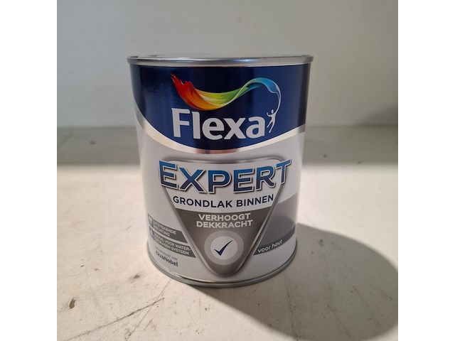 50 x 0,75 liter grondlak, flexa, midden grijs - afbeelding 2 van  5