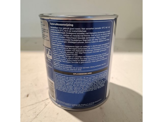 50 x 0,75 liter grondlak, flexa, midden grijs - afbeelding 4 van  5