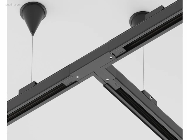 50 x 3-fase spanningsrail ophangset zwart - afbeelding 1 van  8