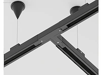 50 x 3-fase spanningsrail ophangset zwart