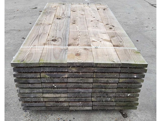 50 x douglas steigerplanken 32x200mm, lengte 200cm - afbeelding 1 van  6