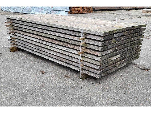 50 x douglas steigerplanken 32x200mm, lengte 200cm - afbeelding 4 van  6