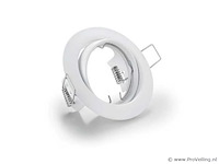 50 x downlight fitting – draaibaar – gu10 – wit – ip20 - afbeelding 2 van  5