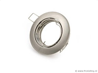 50 x downlight fitting – draaibaar – gu10 – zilver – ip20 - afbeelding 2 van  5