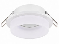 50 x downlight fitting – gu10 – wit – ø70mm – ip20 – kadife - afbeelding 2 van  5