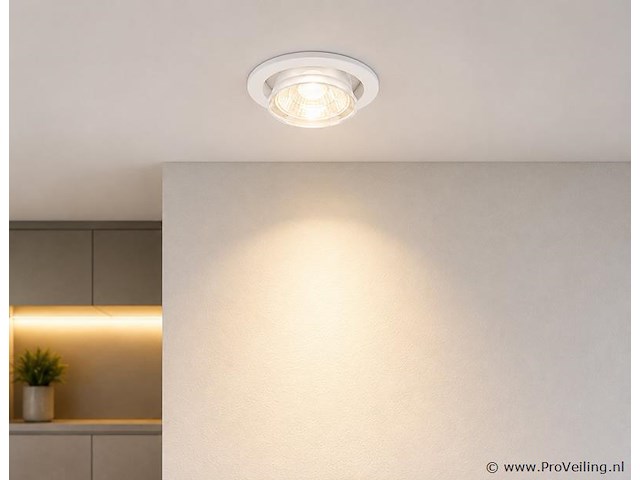 50 x downlight fitting – gu10 – wit – ø90mm – ip20 – mint-1 - afbeelding 1 van  4