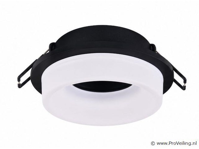 50 x downlight fitting – gu10 – zwart – ø70mm – ip20 – kadife - afbeelding 2 van  5