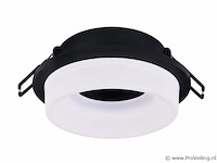 50 x downlight fitting – gu10 – zwart – ø70mm – ip20 – kadife - afbeelding 2 van  5