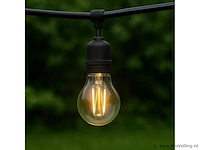 50 x filament led ball lamp 4w – 2700k warm wit – e27 - helder glas - afbeelding 2 van  5