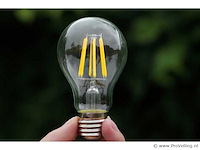 50 x filament led ball lamp 4w – 2700k warm wit – e27 - helder glas - afbeelding 3 van  5