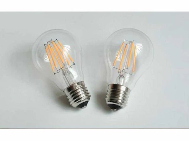 50 x filament led ball lamp 4w – 2700k warm wit – e27 - helder glas - afbeelding 2 van  10