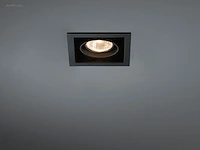 50 x gt square 1.0 design inbouwspots zwart - afbeelding 8 van  8