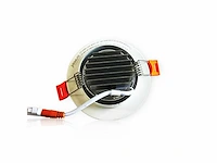 50 x inbouw led downlight – 7w – draaibaar – 6500k koud wit - afbeelding 3 van  6