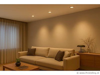 50 x led downlight – 7w – draaibaar – 3000k warm – zilver - afbeelding 5 van  5
