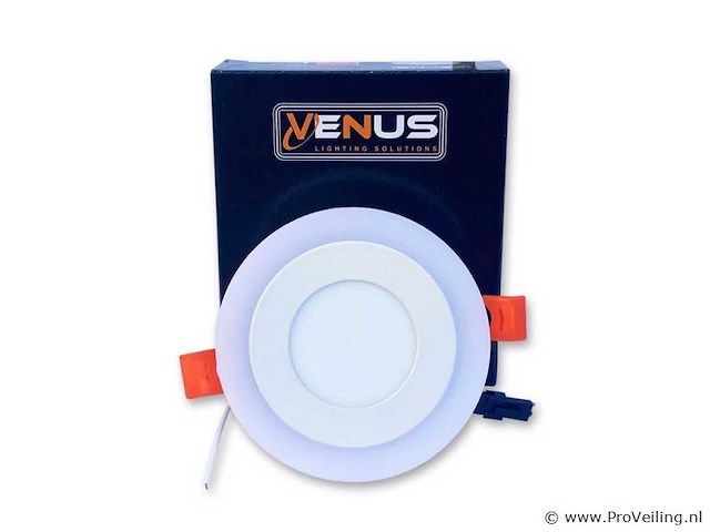 50 x led paneel – warm wit / koud wit – 6w (3w + 3w) – aan/uit - afbeelding 3 van  5