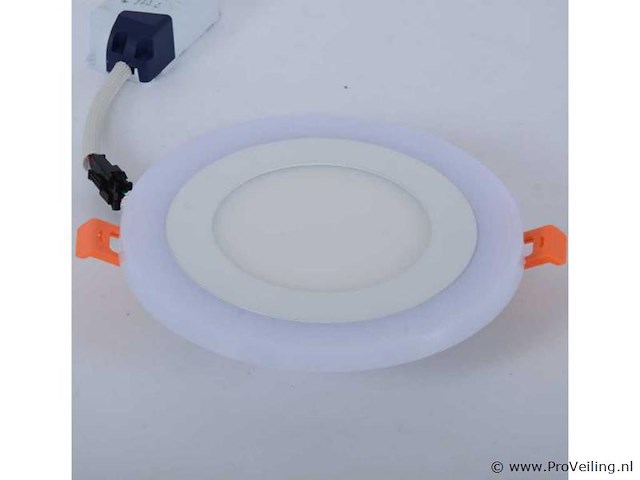 50 x led paneel – warm wit / koud wit – 6w (3w + 3w) – aan/uit - afbeelding 4 van  5