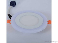 50 x led paneel – warm wit / koud wit – 6w (3w + 3w) – aan/uit - afbeelding 4 van  5