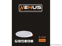 50 x led paneel – warm wit / koud wit – 6w (3w + 3w) – aan/uit - afbeelding 5 van  5