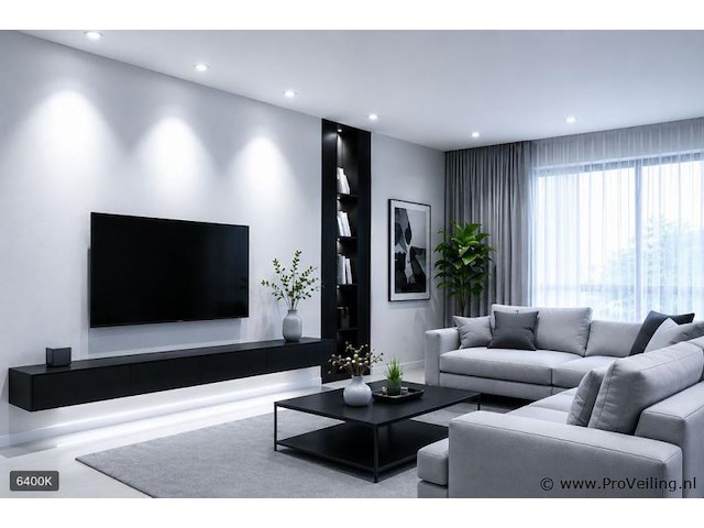 50 x led spot gu10 – 6w – 6400k koud wit – ip20 - afbeelding 2 van  4