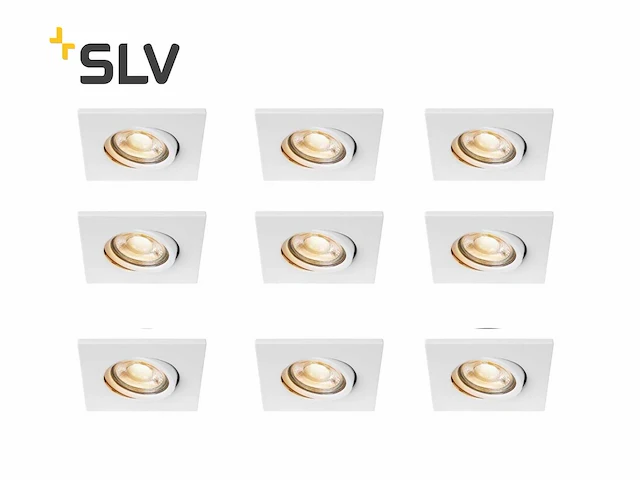 50 x slv easy install master inbouwspots, wit - afbeelding 6 van  6