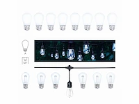 50 x st45 filament shockproof led lamp – 6000k koud wit – e27 – wit - afbeelding 2 van  10