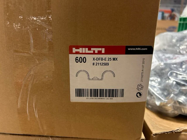 5000x hilti bevestigingsmaterialen w.o. leidingbeugels, bevestigingsclips en schietnagels - afbeelding 9 van  9