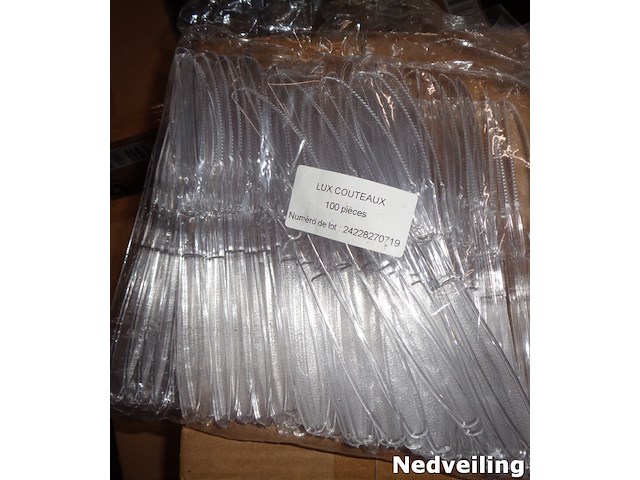 500x plastic messen - afbeelding 2 van  3