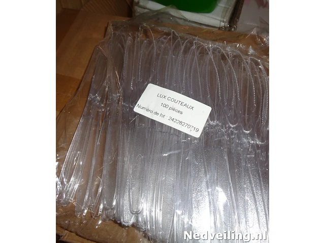 500x plastic messen - afbeelding 2 van  3