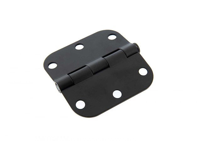 (500x) scharnier 7,5 cm - zwart - met schroeven - afbeelding 1 van  2