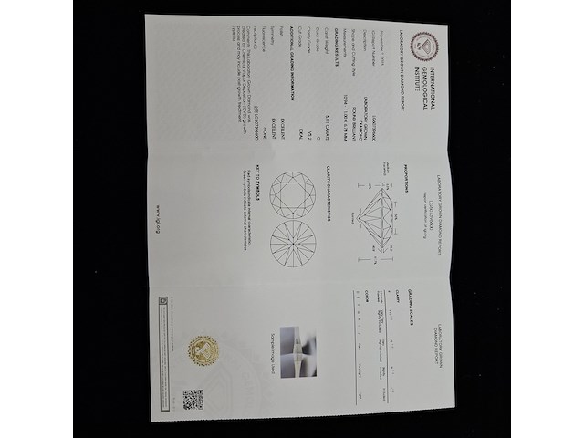 5.01 karaat diamant (gecertificeerd) - afbeelding 4 van  6