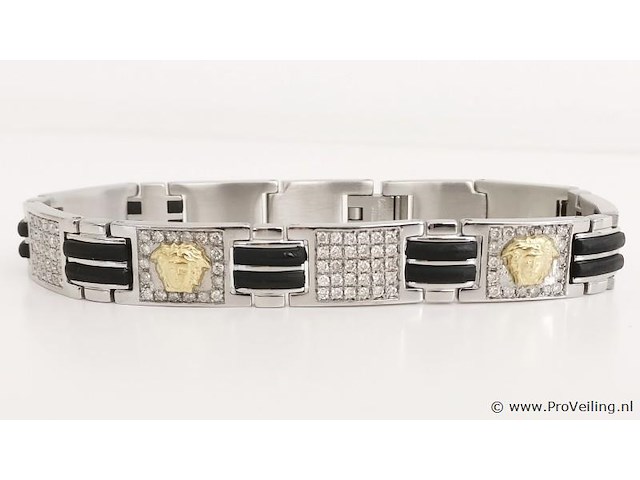 5.01ct men's bracelet - afbeelding 1 van  7
