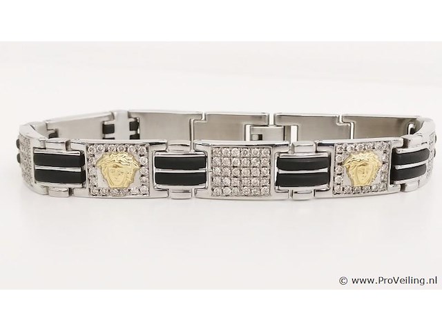 5.01ct men's bracelet - afbeelding 1 van  7
