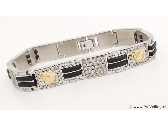 5.01ct men's bracelet - afbeelding 2 van  7