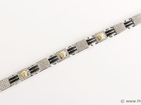 5.01ct men's bracelet - afbeelding 4 van  7