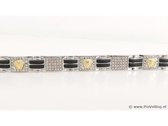 5.01ct men's bracelet - afbeelding 5 van  7