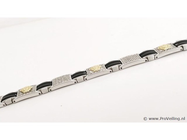 5.01ct men's bracelet - afbeelding 6 van  7