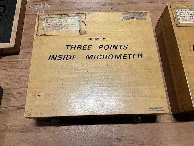 50>60mm driepunts binnenmaatmicrometer - afbeelding 5 van  5