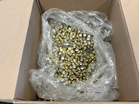 50ml glazen flesje met goudkleurige schroefdop circa 4400 stuks - afbeelding 4 van  4