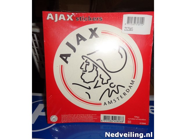 50x ajax stickers 13cm - afbeelding 2 van  3