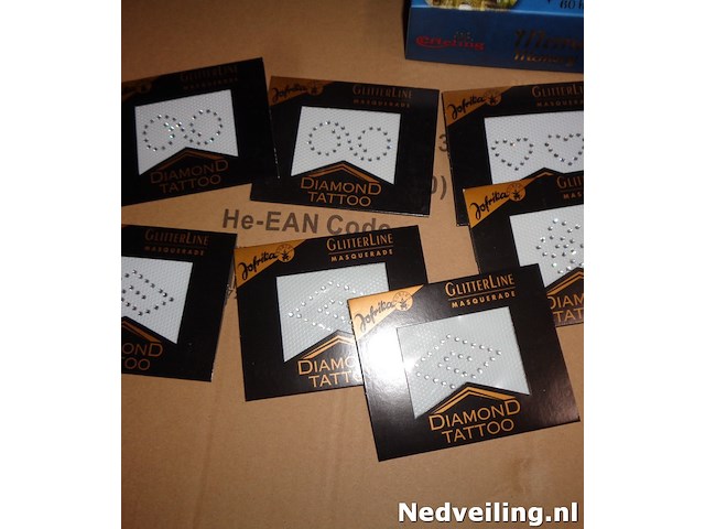 50x diamond tattoo assorti - afbeelding 1 van  3