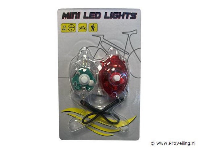 50x fietslamp-set 2delig - afbeelding 1 van  2