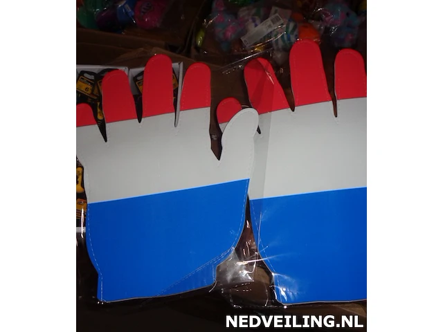 50x foamhand rood wit blauw - afbeelding 1 van  3