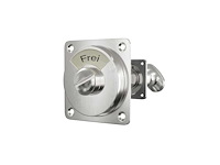 (50x) frei / besetzt toiletslot nikkel chroom - afbeelding 1 van  1