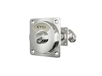 (50x) frei / besetzt toiletslot nikkel glans - afbeelding 1 van  1