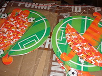 50x kartonnen hapjesschaal voetbal - afbeelding 3 van  3