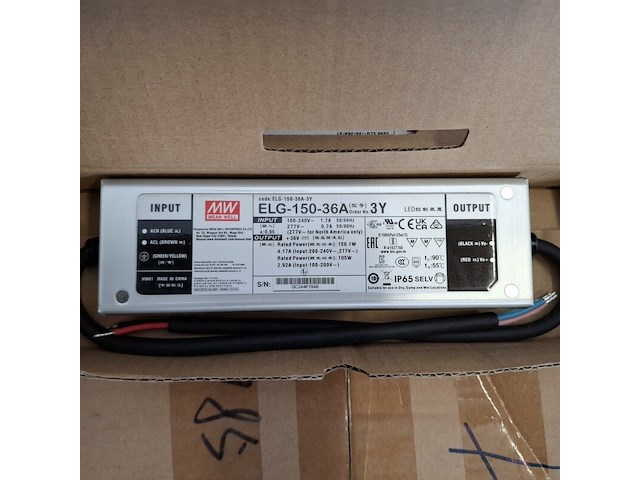 50x led trafo, mean well, elg-150-36a - afbeelding 5 van  5