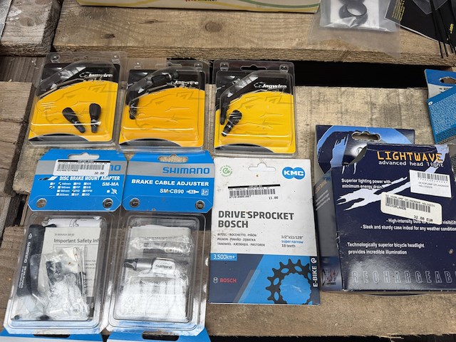 50x racefiets onderdelen en accessoires w.o. michelin, shimano - afbeelding 2 van  7