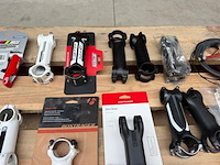 50x racefiets onderdelen w.o. stuurpennen w.o. bontrager, cube, ritchey - afbeelding 15 van  16