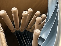 50x stofblik metaal verzinkt met houten handvat - afbeelding 4 van  4