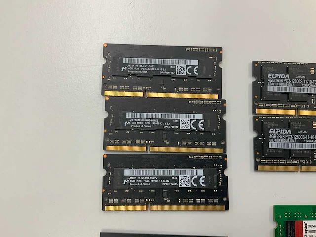 52gb(4x 13gb) ddr3 so-dimm memory - afbeelding 4 van  5